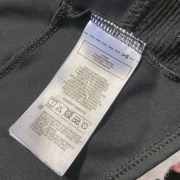 Adidas x Stella McCartney racer-back tank with mesh inserts on sides black L - Picture 10 of 15